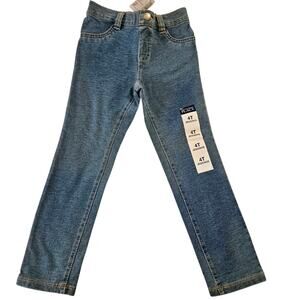 The Children's Place Jeggings Girl's Size 4T Blue Pull-on Skinny Stretchy NWT